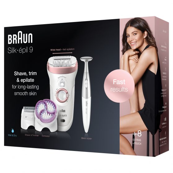 Braun Silk épil 9 9 980 Skinspa Sensosmart Braun Silk-épil 9 SkinSpa SensoSmart™ 9/980 epilator rose gold - 4-in-1